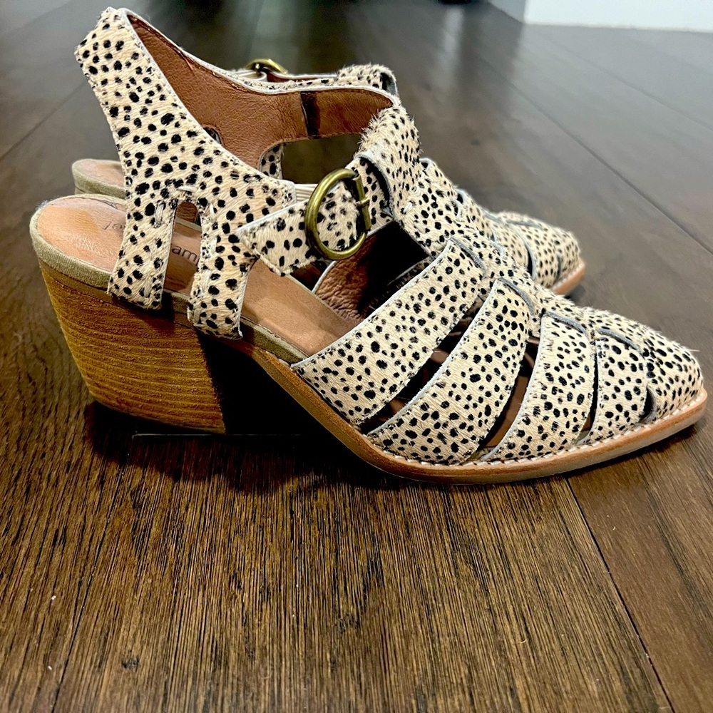 Jeffery Campbell Angora Calf Hair Heels 9.5